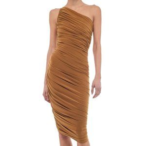 Norma Kamali New Diana Dress in Mocha